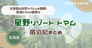 【星野リゾート トマム】宿泊記まとめ！『トマム ザ・タワー』に泊まって気になった点や口コミも紹介◎