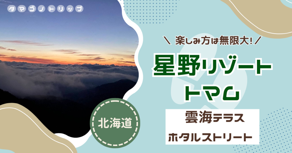 【星野リゾート トマム】遊び場たくさん！雲海テラスやプール、ホタルストリートなど各スポットを紹介◎